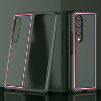 Frosted Skin Case for Samsung Galaxy z Fold 4 - Slim & Stylish - Black Color Bar thumbnail