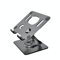 Universal Tablet Stand - 360 Degree Rotating Foldable - Silver thumbnail