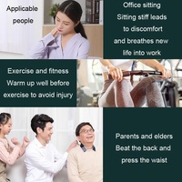 Intelligent 6-Speed Fascia Massager With 4 Heads - Gray thumbnail