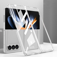 Electroplated Full Coverage Case for Samsung Galaxy z Fold 4 - Black thumbnail