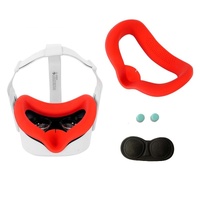 Silicone Vr Eye Mask Lens Cover Set for Oculus Quest 2 - White thumbnail