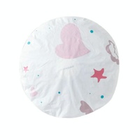 Modern Minimalist Floral Floor Fan Cover - 48cm - Yellow thumbnail