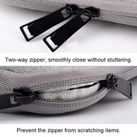 13.3 Inch Laptop Felt Sleeve Protective Case Carrying Bag - Grey thumbnail