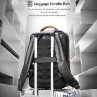 Large Capacity Cowhide Laptop Backpack with Usb & Type-c Port thumbnail