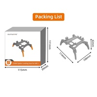 Foldable Spider Landing Gear for Dji Air 3 - Lg664 - Orange thumbnail
