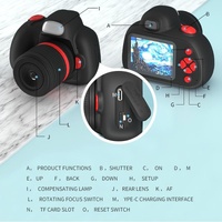 32mp Children's Digital Sports Camera with 2.4 Screen - Mini Size - Black thumbnail