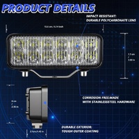 6 - Inch Flood Mixed Luminous Anti - Glare Lens Long Strip Light thumbnail