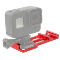 Rail Side Mount for Gopro and Other Action Cameras - 20mm for Hunting Shots - Red thumbnail
