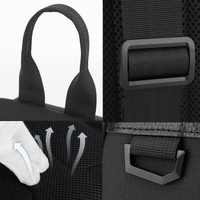 Waterproof Men Chest Bag Multifunctional Shoulder Crossbody For Riding And Casual Use - Black thumbnail