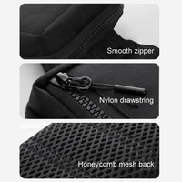 Crossbody Chest Pack For Outdoor Sports Unisex Cell Phone Bag - Black thumbnail