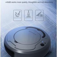 Smart 3-in-1 Robot Vacuum with Wet / Dry Mopping - Rechargeable & Auto Cleaning - Black - White thumbnail