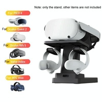 Universal Vr Headset Handle Bracket - Compatible with Pico4 Meta Quest Rift s Htc - Black thumbnail