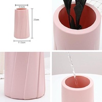 Creative Plastic Vase for Modern Decor - Simple Design - Blue thumbnail
