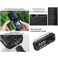 Silicone Shockproof Case and Lens Cover for Insta360 X4 by Sunnylife - Black - Lens Body Cover Kit thumbnail