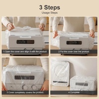 10-pack Disposable Dust Covers for Electric Cooker and Oven - 120x120cm White - 70X80Cm thumbnail