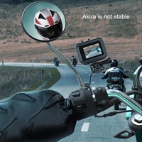 Universal Motorcycle Phone Bracket for Action Cameras - Black thumbnail