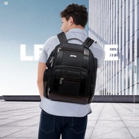 Large Capacity Multi-layer Laptop Backpack with Breathable Design - 15.6 Inch Black - 35x20x43cm thumbnail