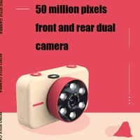 Mini 4k Dual Camera for Kids - 50mp Front & Rear - Yellow thumbnail