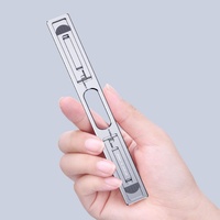 Foldable Aluminum Laptop Stand - Adjustable Height Base - Gray thumbnail