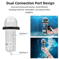 Waterproof Diving Housing for Dji Pocket 3 - 40m Depth - Black Handle thumbnail