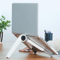 Portable Laptop and Tablet Stand - Foldable - White thumbnail