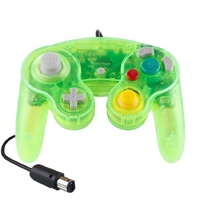 5 Piece Wired Game Controller for Nintendo Ngc - Transparent Blue thumbnail