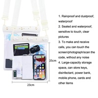 Waterproof Shoulder Messenger Bag For Sundries Phone Compatible - Pink thumbnail