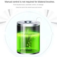 Smart Usb Charging Robot Vacuum Cleaner - Automatic Cleaning - Black thumbnail