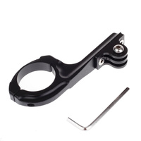 Bicycle Handlebar Holder with Connector Mount for Xiaomi Yi Sport Camera - Black thumbnail