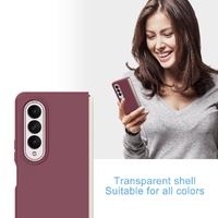 Foldable Pc Case for Samsung Galaxy z Fold 4 / 5g - Solid Colour - Dark Green thumbnail