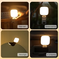 Usb Charging Led Beauty Fill Light for Mobile Phone Live Camera - White thumbnail