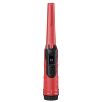 Small Handheld Metal Detector for Outdoor Treasure Hunting - Red Black thumbnail