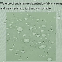 Waterproof Gym Bag - Shoe Compartment Included - Light Green thumbnail