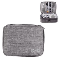 5-inch Digital Earphone Storage Bag - Multifunctional - Black thumbnail