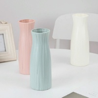 Versatile Plastic Vase for Home Decor and Flower Arrangements - Pink thumbnail