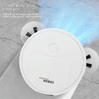 Intelligent 3-in-1 Mini Sweeping Robot Vacuum - White thumbnail