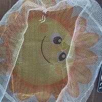 16 Cartoon Children Electric Fan with All-inclusive Mesh Protection Net and Anti-pinch Hand Cover - Safe and Fun - Blue Whale thumbnail