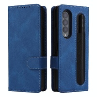 Foldable Leather Case for Samsung Galaxy z Fold 4 / 5g - Detachable - Purple thumbnail