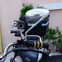 Universal Motorcycle Mount for Action Cameras - Black thumbnail