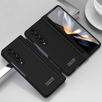 Foldable Phone Case with Pen and Stylus for Samsung Galaxy z Fold 4 / 5g - Black thumbnail