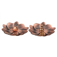 Vintage Sandalwood Incense Burner - Creative Alloy Holder for Bedroom - Red Copper thumbnail