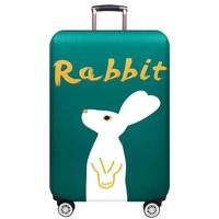 Protective Cover for Trolley Luggage - Durable and Dustproof - Large Size - Deep Sea Whale - M thumbnail