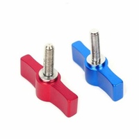 10pcs T-shaped Multi-directional Screw with M5 Aluminum Alloy Handle - Blue thumbnail