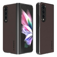 Leather Shockproof Case for Samsung Galaxy z Fold 4 / 5g - Black thumbnail