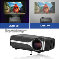 4 Lcd Projector - 80 Lumens Hd 800X480 Vga / Hdmi - Black thumbnail