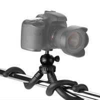Versatile Octopus Tripod for Slr Cameras Gopro and Phones - Ball Head thumbnail