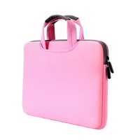 Portable Air Permeable Handheld Sleeve for Macbook Air / Pro and Laptops - 38x27.5x3.5cm 15.4 Inch - Black thumbnail