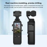 Dual Cold Shoe Adapter Bracket for Dji Pocket 3 Cage thumbnail