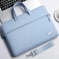 14 Inch Inner Bag with Shoulder Strap for Handbag or Laptop - Blue thumbnail