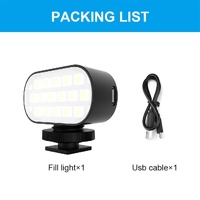 Portable Live Video Led Light for Beauty Photography and Selfies - Black thumbnail